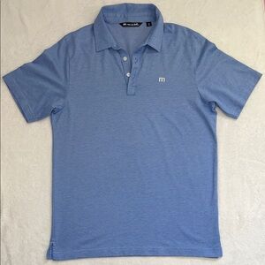 Travis Mathew Light Blue Polo Shirt